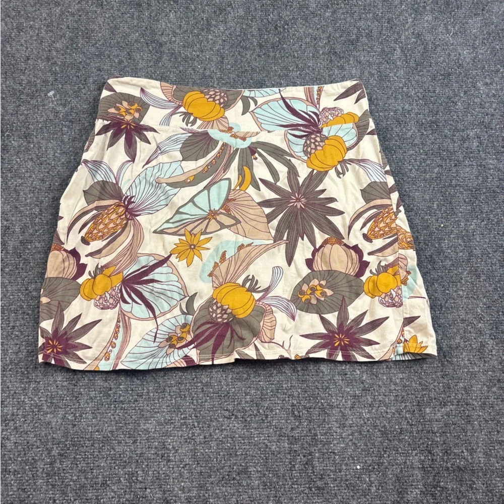 PATAGONIA Women’s Tidal Mini Skirt Tropical Floral Print size: Small - Picture 1 of 8